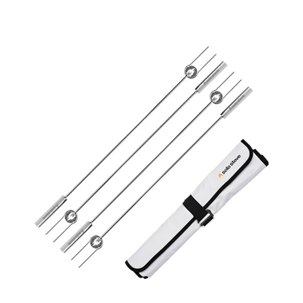 꾸버스 솔로스토브 스틱 스텐 바베큐 꼬치 4p
