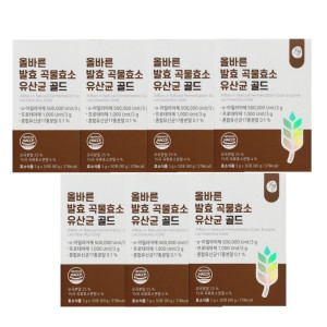 비오팜 올바른 발효 곡물효소 유산균 골드 3g 30포 (7개)_이미지