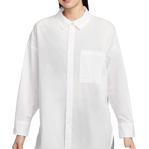 나이키 칠 포플린 루즈 긴팔 버튼업 탑 HJ0716-100이미지입니다. 누르면 해당 게시물로 새창이동합니다.