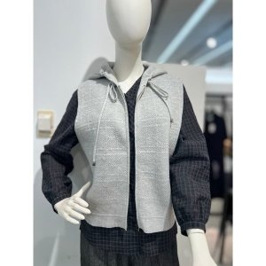 리드마크 안지크 니트베스트 니트조끼 지퍼조끼 후드조끼 AJ4KV5120