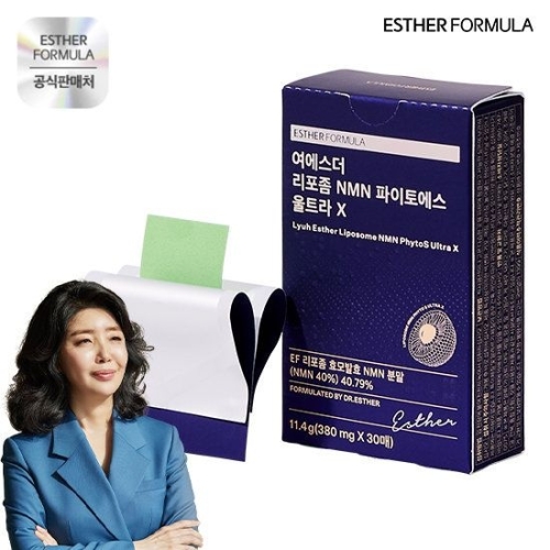 에스더포뮬러 여에스더 여에스더 리포좀 NMN 파이토에스 울트라 X 30매 (1개)