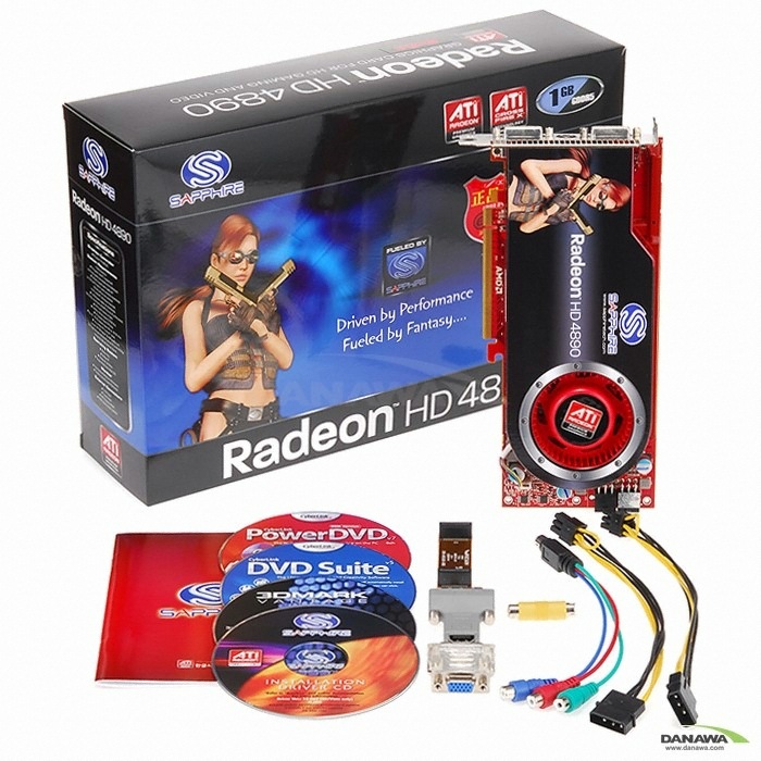 SAPPHIRE 라데온 HD 4890 D5 1GB 이엠텍_이미지