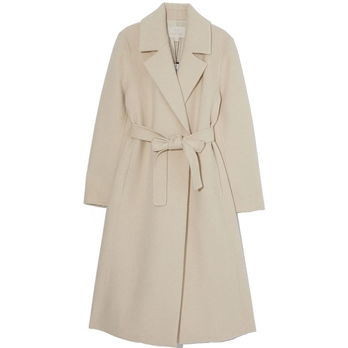 플라스틱아일랜드 세미A라인 벨티드 핸드메이드 코트 PM4EC081_이미지