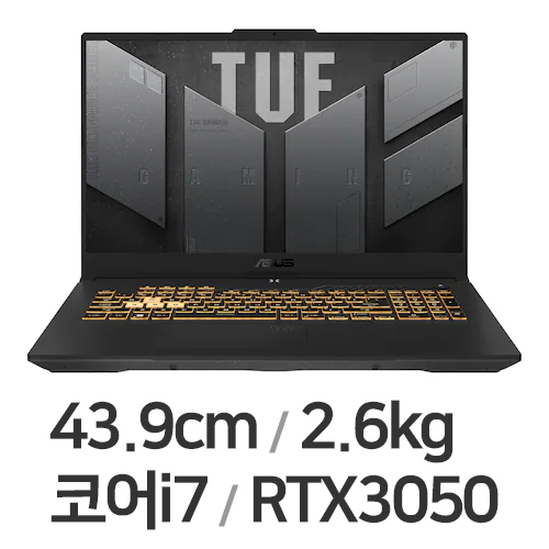 ASUS TUF Gaming F17 FX707ZC-HX035 WIN10 32GB램 (SSD 1TB)