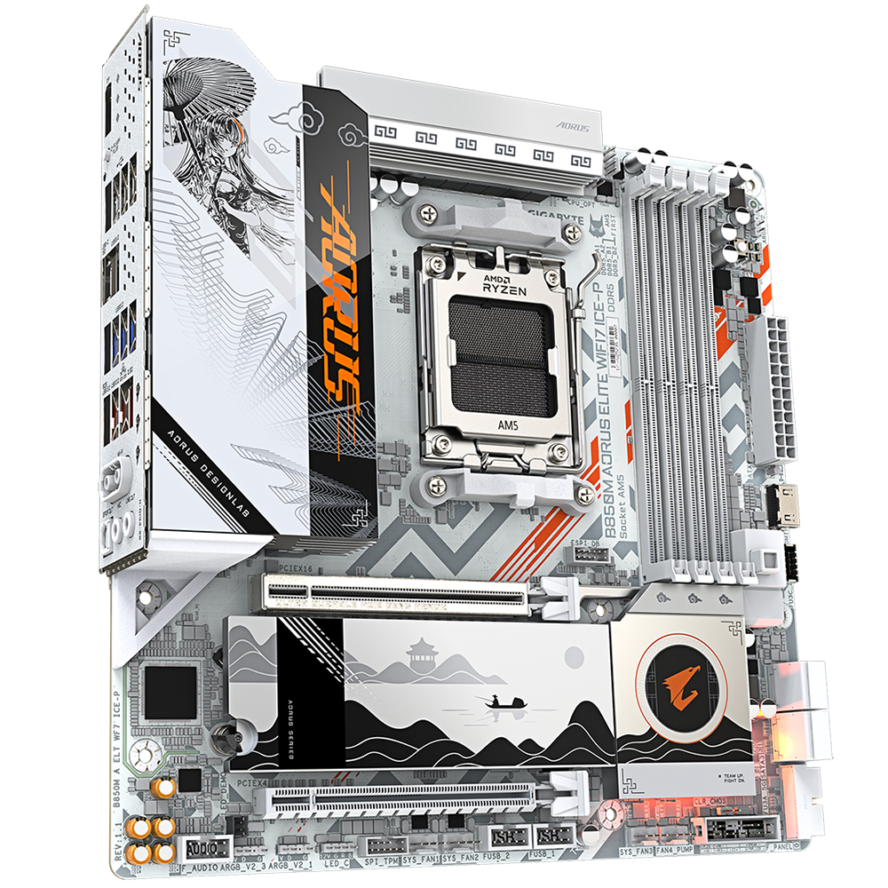 GIGABYTE B850M AORUS ELITE WIFI7 ICE-P �Ǿ���Ʈ