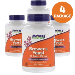 나우푸드 맥주효모 200캡슐 (4개)