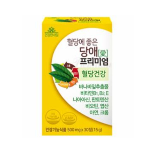 이룸바이오 건강한내일 혈당에 좋은 당애 프리미엄 30정 (6개)_이미지