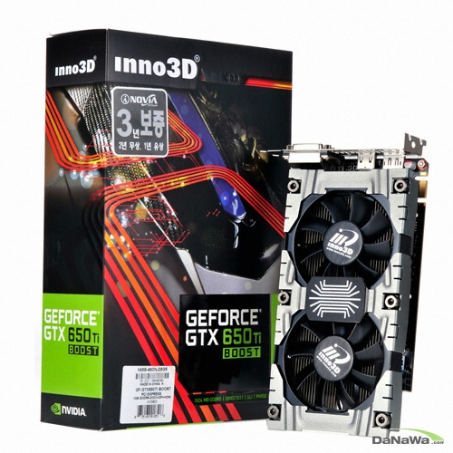 INNO3D ������ GTX650 Ti BOOST D5 1GB