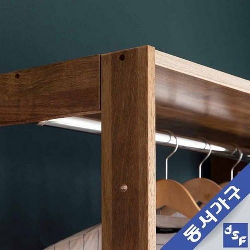 동서가구 세이 원목 드레스룸 옷장 (80cm)_이미지