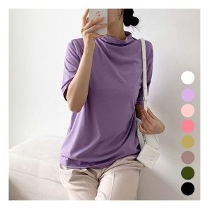 로코엘라 로만 여성 터치업 하이넥 티셔츠 856575_이미지