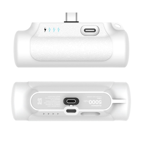 플레오맥스 미니 일체형 C타입 도킹형 보조배터리 PM-MINI5000_CT 5000mAh_이미지