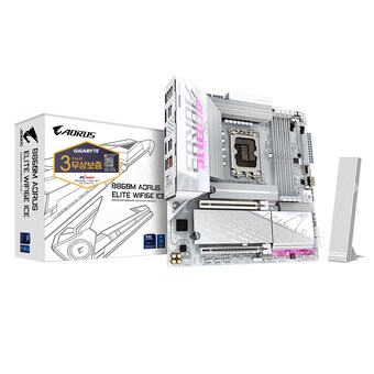 GIGABYTE B860M <b>AORUS</b> <b>ELITE</b> WIFI6E ICE 피씨디렉트