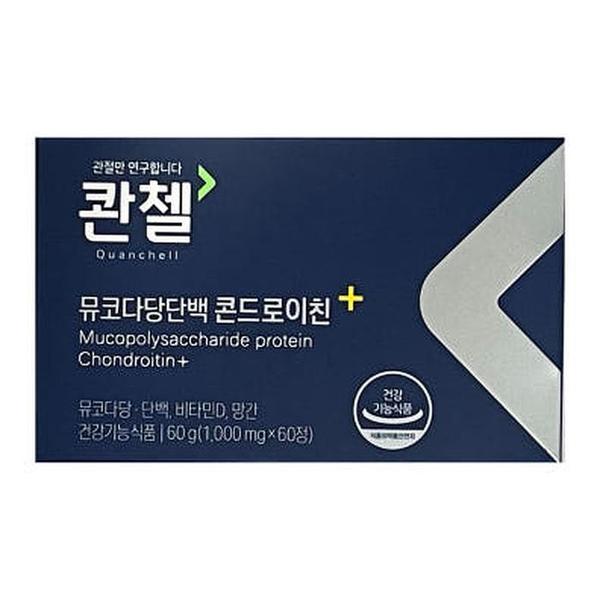콴첼 뮤코다당단백 콘드로이친 플러스 1000mg 60정