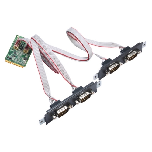 MOXA CP-104N-T 4��Ʈ Mini PCI Express �ø���ī��