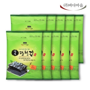 우체국쇼핑 바다마음 광천김20g 20봉