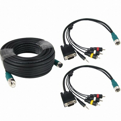 TNT RGB+스테레오 or 3RCA 분리형(배관용) 케이블 (NM-TNTA10S4, 11m)