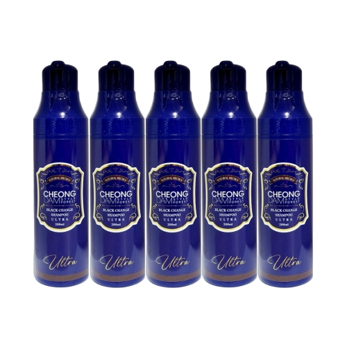 청담스타일 울트라 염색샴푸 자연갈색 200ml (5개)_이미지