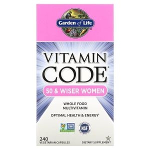 가든오브라이프 아이허브 Vitamin Code 여성용 천연 식품 종합비타민 베지 캡슐 240정 빠른직구