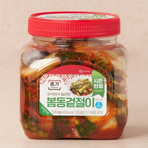 대상 종가 봄동겉절이 1.1kg (1개)