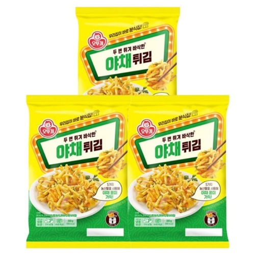 오뚜기 야채튀김 300g (3개)_이미지