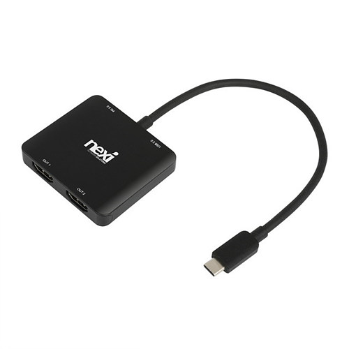 리버네트워크 NEXI NX-U31DHD-8K Type C to 듀얼 HDMI 컨버터_이미지