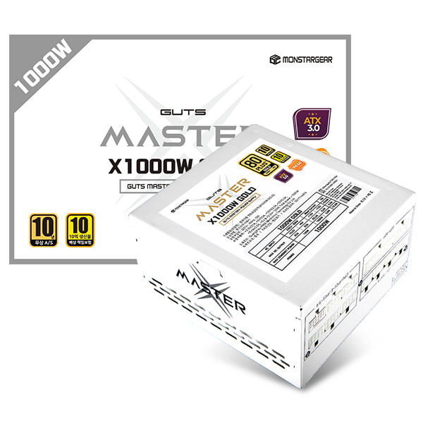 몬스타 가츠 MASTERX X1000W 80PLUS골드 화이트