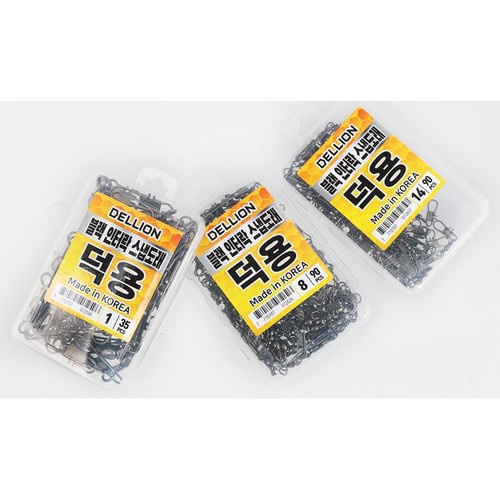 델리온 블랙 인터락 스냅도래