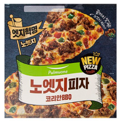 풀무원 노엣지 피자 코리안 BBQ 322g (1개)_이미지
