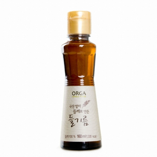 ORGA 국산 발아 들깨로 만든 들기름 160ml (1개)_이미지