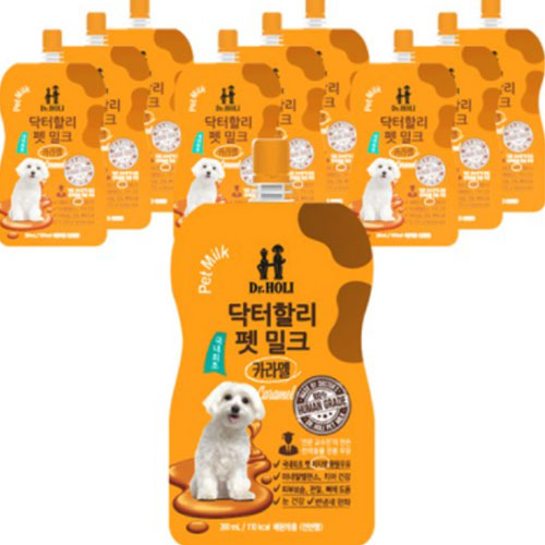 유담 닥터할리 펫밀크 카라멜 200ml (10개)_이미지