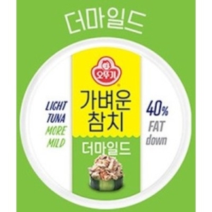 오뚜기 가벼운참치 더마일드 135g (18개)_이미지