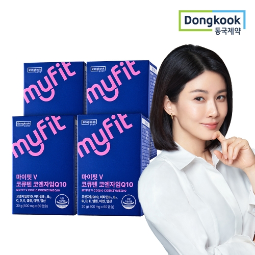 동국제약 마이핏 V 코큐텐 코엔자임Q10 60정 (4개)