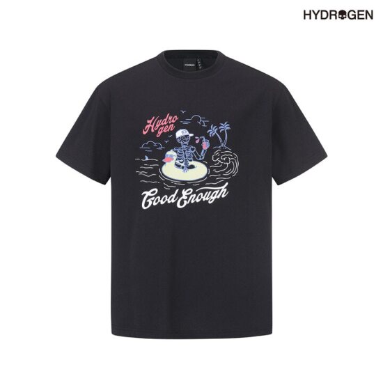 하이드로겐 유니 핫썸머 튜브겐 반팔티 H31D2TR213-BK