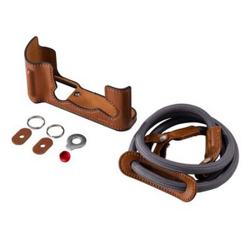 5670 후지필름 X-T30,X-T30 II,X-T30 III용 가죽 케이스