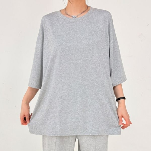 나야홍 빅사이즈 602 씨몬유노루즈핏티셔츠 DRAX250_이미지