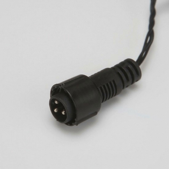 일신 LED 연결형 검정선 녹색 트리전구 300구_이미지