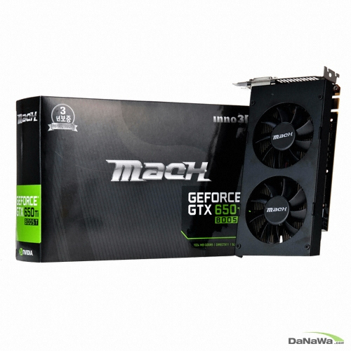 INNO3D Mach ������ GTX650 Ti BOOST ���� D5 1GB