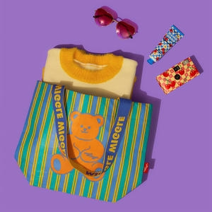 타포린백 에코백 리유저블 쇼퍼백 S Teddy Bear 289938