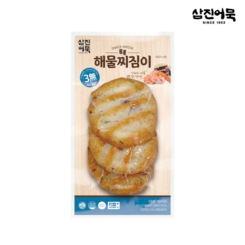 삼진식품 삼진어묵 해물찌짐이 1봉 3개 190g