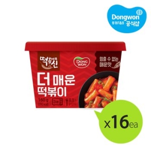 동원F&B 떡볶이의 신 더매운 떡볶이 160g (16개)