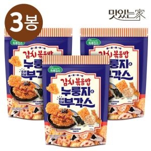 하루견과 누룽지부각스 김치볶음밥맛 220gx3봉