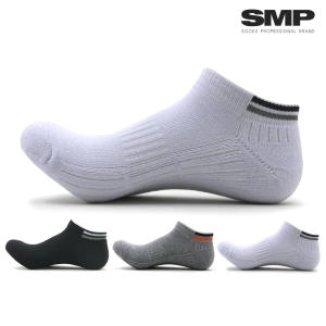 SMP스포츠 남성용/2중바닥 목링글 스니커즈양말 / 발목 스포츠 두꺼운 골프 운동 헬스 런닝 쿠션 국산
