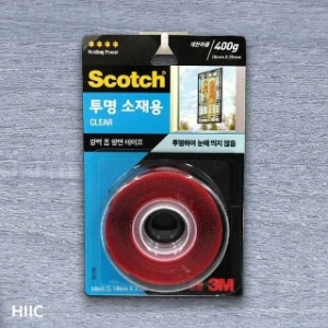 3M 투명 양면 테이프 VHB 차량 블랙박스 거울 유리 부착 붙이기 강력 접착 고정_이미지