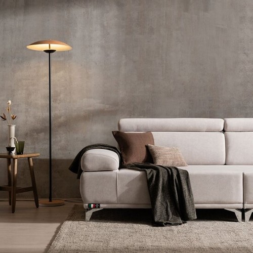 흙담은 무이 세라믹 틸팅 팔걸이 3인용 흙소파 MS (황토볼)_이미지