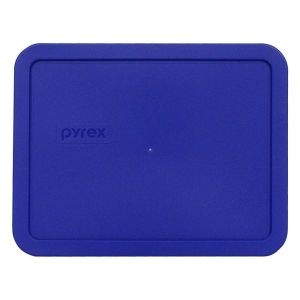 파이렉스 7211-PC 유리 접시용 6컵 코발트 블루 직사각형 식품 보관 뚜껑 1, 코발트 블루_이미지