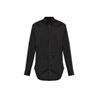 조르지오 GIORGIO ARMANI 라프리마 남성 셔츠 코튼 블렌드 8CGCCZ18 TZ517UC99 블랙 /12