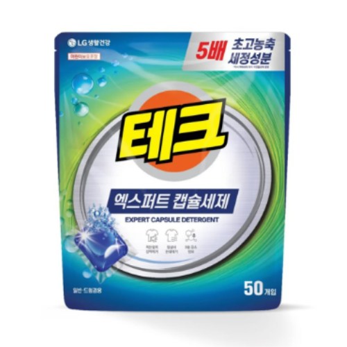 테크 엑스퍼트 캡슐세제 50개입 (1개)_이미지