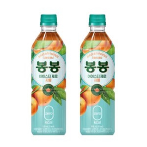 해태음료 봉봉 아이스티 제로 자몽 500ml (48개)_이미지