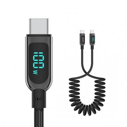 SooPii S10CC-S C to C타입 디스플레이 스프링 케이블 (1.2m)