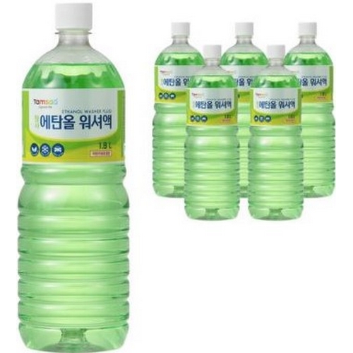 쿠팡 탐사 에탄올 워셔액 1.8L (6개)_이미지